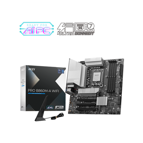 MSI Alaplap S1851 PRO B860M-A WIFI Intel B860, mATX