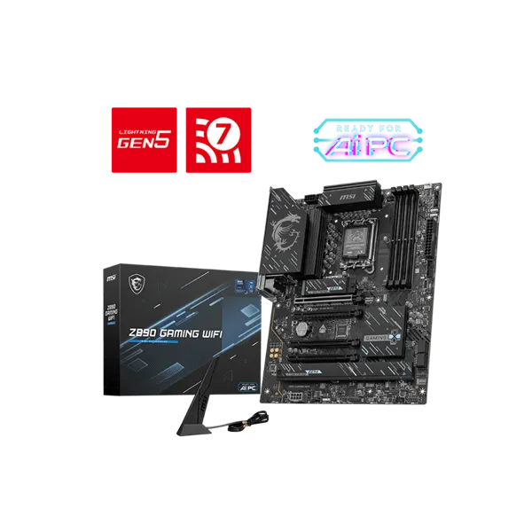 MSI Alaplap S1851 Z890 GAMING WIFI Intel Z890, ATX