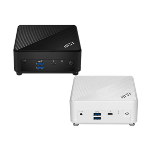 MSI Business DT Cubi 5 12M-407BEU, i3-1215U, Intel UHD, M.2 NVME, 2,5"SATA, 4xUSB, Thunderbolt4, HDMI, DP, 2xRJ45, Black