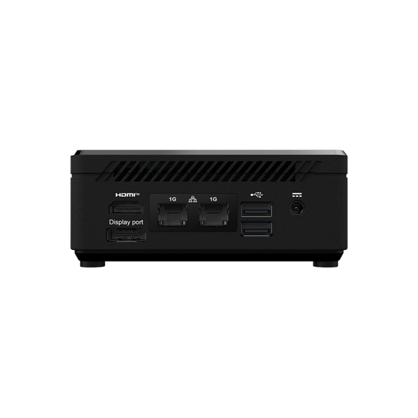 MSI Business DT Cubi N ADL S-225BEU, Intel N100, Intel HD Graphics, M.2 NVME, 4xUSB, USB-C, HDMI, DP, 2xRJ45, Black - Image 3