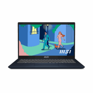 MSI Business NB Modern 15 B7M-455, 15.6" FHD, Ryzen 5 7430U, 16GB, 512GB M.2, INT, NOOS, Fekete