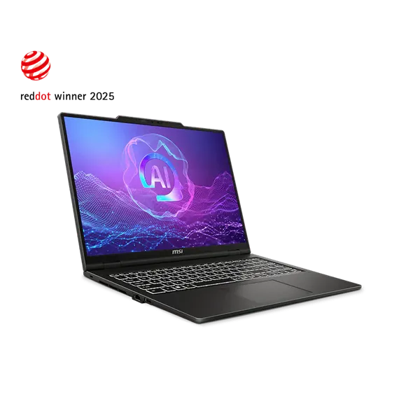 MSI Business NB VenturePro 16 A2RWFG-068, 16" 2K OLED, Core 7 240H, 16GB (1x16), 512GB M.2, RTX 5060 8GB, NOOS, Fekete