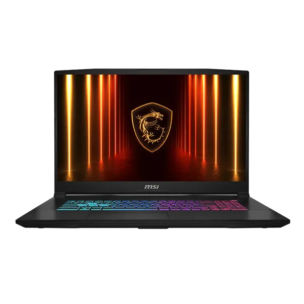 MSI Gaming NB Katana 17 HX B14WGK-073, 17,3" QHD 165Hz, i9-14900HX, 32GB, 1TB M.2, RTX 5070 8GB, NOOS, Fekete