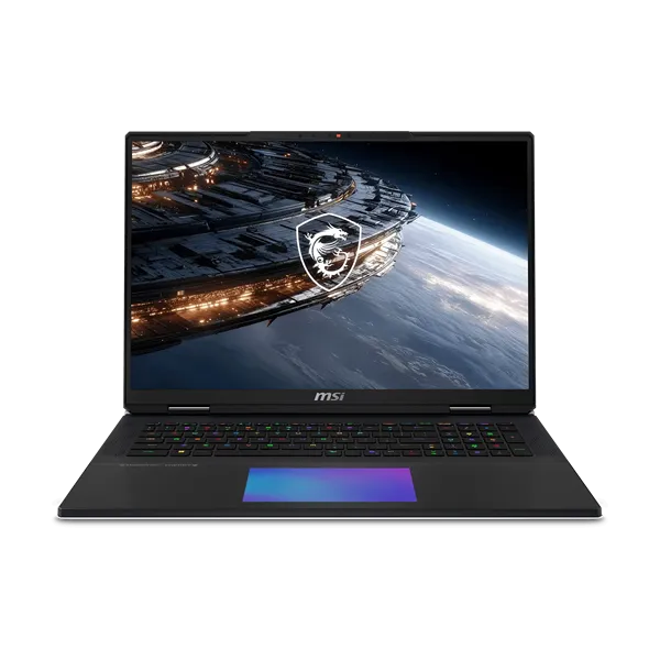 MSI Gaming NB Titan 18 HX A2WJ-1260, 18" UHD+, Ultra 9 290HX Plus, 64GB, 2TB M.2, RTX 5090 24GB, W11H, Black
