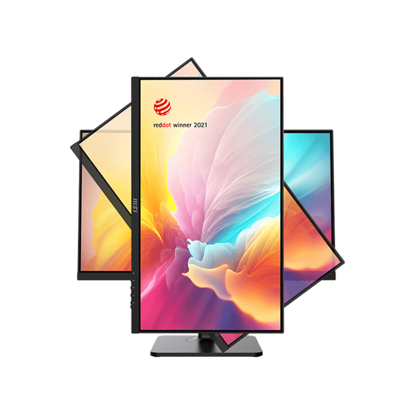 MSI Monitor Business Modern MD2412P 23,8" FHD, 1920x1080, IPS, 100Hz, 1000:1, 300cd/m2, 1ms, HDMI, USB-C, Pivot, Black - Image 3