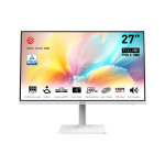 MSI Monitor Business Modern MD2712PW 27" FHD, 1920x1080, IPS, 100Hz, 1000:1 CR, 300cd/m2, 1ms, HDMI, USB-C, White