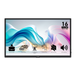 MSI Monitor Business PRO MP165 E6, 15,6" FHD 1920x1080, IPS, 250 cd/m2, 16:9, 60 Hz, 4ms, 2x USB-C, miniHDMI, Black