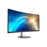 MSI Monitor Business PRO MP341CQ E12 Ívelt 34" QHD, 3440x1440, 120Hz VA 21:9, 3000:1, 300cd/m2, 4ms, 2xHDMI, DP, Black - Image 2