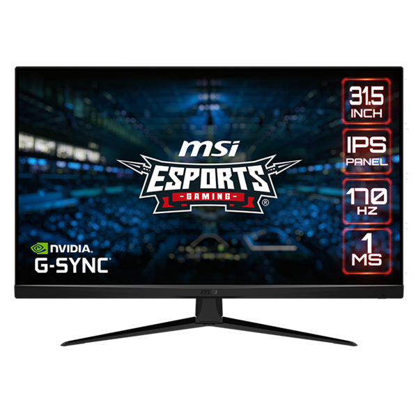 MSI Monitor GAMING G321Q LED 31,5" WQHD 2560x1440, IPS, 16:9, 1200:1 CR, 300cd/m2, 1ms, 170Hz, DP, HDMI, Black - Image 1