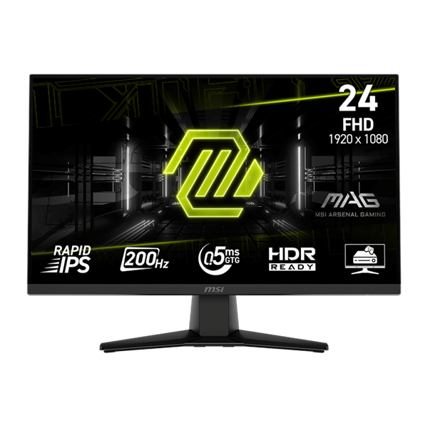 MSI Monitor GAMING MAG 242F Rapid IPS LED 24" FHD 1920x1080, 16:9, 1000:1 CR, 300cd/m2, 1ms, 200Hz, DP, 2x HDMI - Image 4