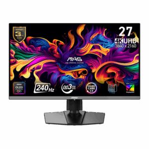 MSI Monitor GAMING MAG 272UP QD-OLED X24 26,5" UHD 3840x2160, 240Hz, 150000:1 CR, 250cd/m2, 0,03ms, 2x HDMI, DP, USB-C
