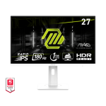 MSI Monitor GAMING MAG 274PFW Rapid IPS 27" FHD 1920x1080, 1000:1 CR, 300cd/m2, 1ms, 180Hz, DP, 2x HDMI, White