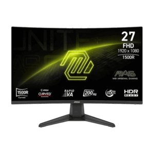 MSI Monitor GAMING MAG 276CF E20 27" Rapid VA FHD 1920x1080 16:9, 4000:1, 280Hz 2x HDMI, DP, Black