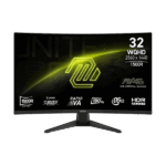 MSI Monitor GAMING MAG 321CQF E18 31,5" Ívelt Rapid VA WQHD 2560x1440, 16:9 180Hz 0,5ms 3500:1, 2x HDMI, DP, USB-C