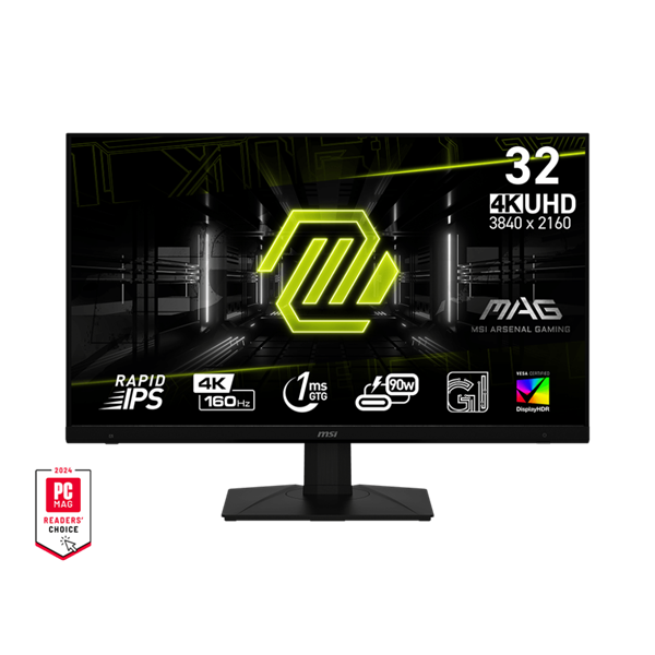 MSI Monitor GAMING MAG 322URDF E16 32" UHD, 3840x2160, 320/160Hz IPS, 440cd/m2, 1 ms, HDMI, DP, USB-C, Black - Image 1