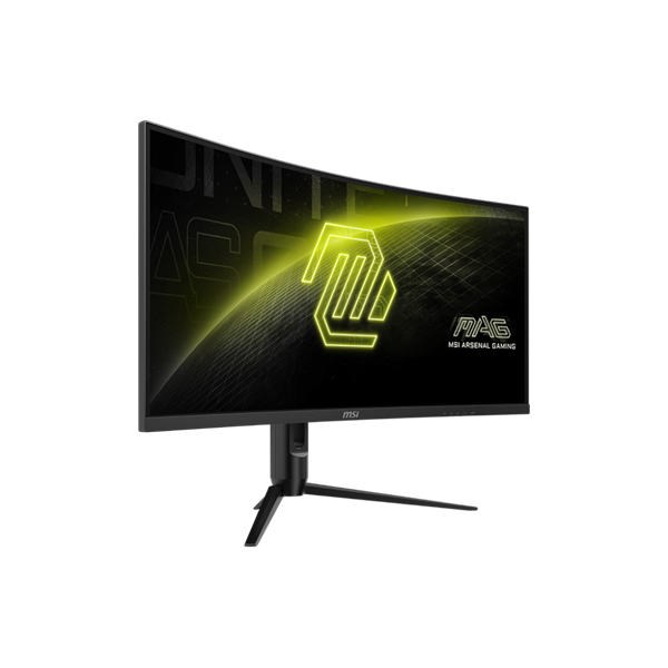 MSI Monitor GAMING MAG 342CQR E2 Ívelt 34" UWQHD, 3440x1440, 180Hz VA 21:9, 3000:1 CR, 300cd/m2, 1 ms, HDMI, DP, Black - Image 3