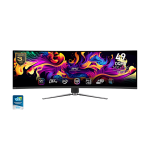 MSI Monitor GAMING MPG 491CQP QD-OLED Ívelt 49" 5120x1440, 32:9, 1800R, 0,03ms, 144Hz, 2x HDMI, DP, USB-C, Black