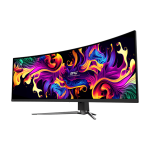 MSI Monitor GAMING MPG 491CQP QD-OLED Ívelt 49" 5120x1440, 32:9, 1800R, 0,03ms, 144Hz, 2x HDMI, DP, USB-C, Black - Image 2