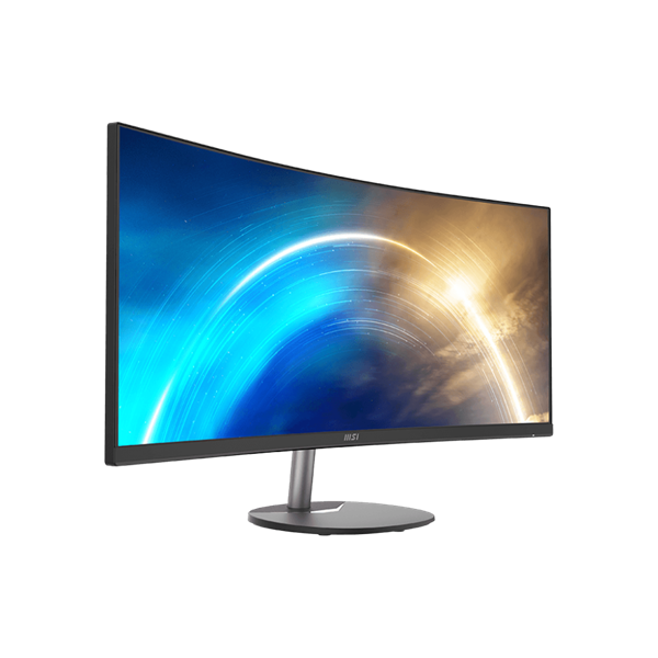MSI Monitor Business PRO MP341CQ Ívelt 34" QHD, 3440x1440, 100Hz VA 21:9, 3000:1 CR, 300cd/m2, 4 ms, HDMI, DP, Black - Image 2