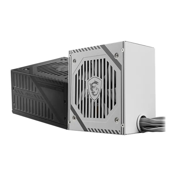 MSI MAG A650BNL WHITE 80+ Bronze 650W tápegység, fehér