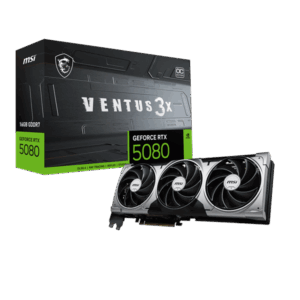 MSI Videokártya PCI-Ex16x nVIDIA RTX 5080 VENTUS 3X 16GB DDR7 OC