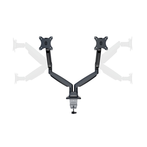 MULTIBRACKETS 2 karos asztali konzol, M Deskmount Gas Spring Dual Black (15-30", max.VESA: 100x100 mm, 9 kg) - Image 13