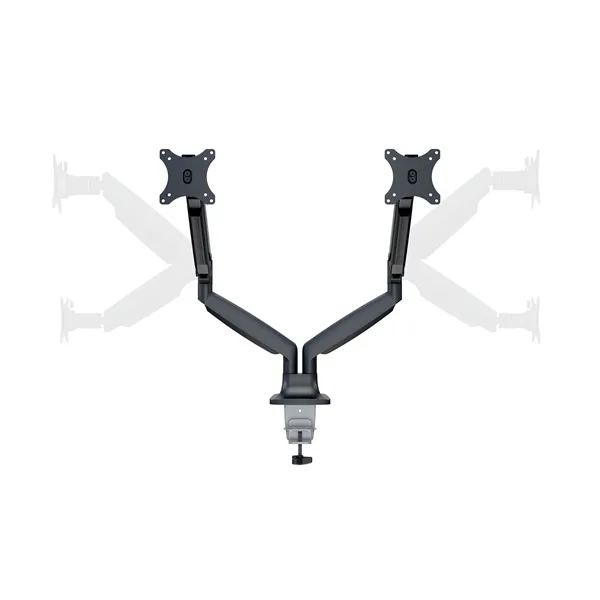 MULTIBRACKETS 2 karos asztali konzol, M Deskmount Gas Spring Dual Black (15-30", max.VESA: 100x100 mm, 9 kg) - Image 13