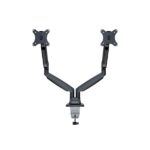 MULTIBRACKETS 2 karos asztali konzol, M Deskmount Gas Spring Dual Black (15-30", max.VESA: 100x100 mm, 9 kg) - Image 2