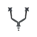 MULTIBRACKETS 2 karos asztali konzol, M Deskmount Gas Spring Dual Black (15-30", max.VESA: 100x100 mm, 9 kg) - Image 2