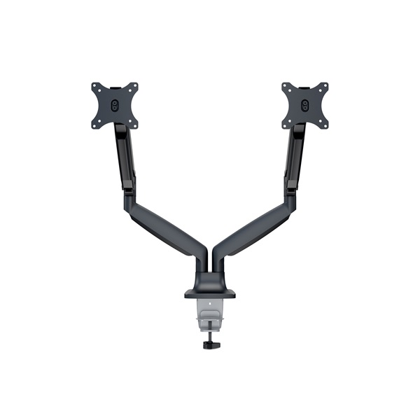MULTIBRACKETS 2 karos asztali konzol, M Deskmount Gas Spring Dual Black (15-30", max.VESA: 100x100 mm, 9 kg) - Image 2
