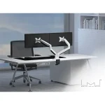 MULTIBRACKETS 2 karos asztali konzol, M Deskmount Gas Spring Dual White (15-27", max.VESA: 100x100 mm, 9 kg) - Image 17