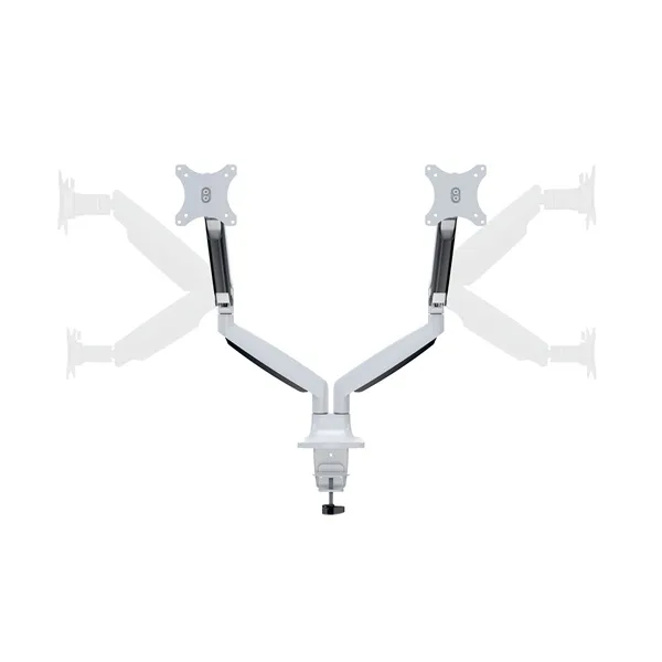 MULTIBRACKETS 2 karos asztali konzol, M Deskmount Gas Spring Dual White (15-27", max.VESA: 100x100 mm, 9 kg) - Image 13