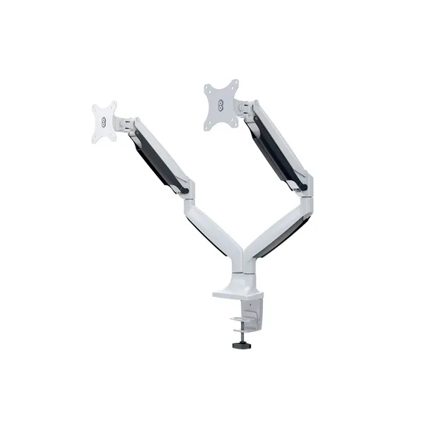 MULTIBRACKETS 2 karos asztali konzol, M Deskmount Gas Spring Dual White (15-27", max.VESA: 100x100 mm, 9 kg) - Image 3