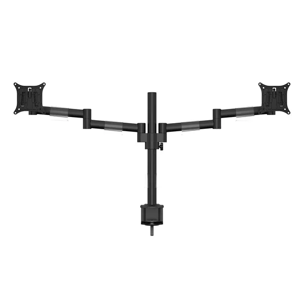 MULTIBRACKETS 2 karos asztali konzol, M VESA Deskmount Officeline Dual Black (15-30", max.VESA: 100x100 mm, 7 kg) - Image 2
