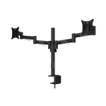 MULTIBRACKETS 2 karos asztali konzol, M VESA Deskmount Officeline Dual Black (15-30", max.VESA: 100x100 mm, 7 kg) - Image 3