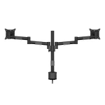 MULTIBRACKETS 2 karos asztali konzol, M VESA Deskmount Officeline Dual Black (15-30", max.VESA: 100x100 mm, 7 kg) - Image 4