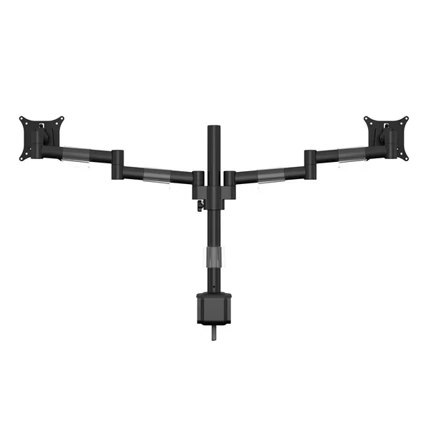 MULTIBRACKETS 2 karos asztali konzol, M VESA Deskmount Officeline Dual Black (15-30", max.VESA: 100x100 mm, 7 kg) - Image 4