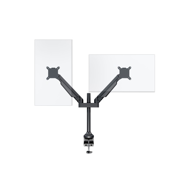 MULTIBRACKETS 2 karos asztali konzol, M VESA Gas Lift Arm Dual Black (15-32", max.VESA: 100x100 mm, 10 kg) - Image 15