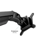 MULTIBRACKETS 2 karos asztali konzol, M VESA Gas Lift Arm Dual Black (15-32", max.VESA: 100x100 mm, 10 kg) - Image 10