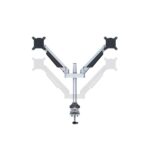MULTIBRACKETS 2 karos asztali konzol, M VESA Gas Lift Arm Dual Silver (15-32", max.VESA: 100x100 mm, 10 kg) - Image 9
