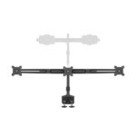 MULTIBRACKETS Asztali konzol (3 képernyős rögzítőkar), M VESA Desktopmount Triple Desk Clamp 15-24" (max.VESA:100x100mm) - Image 16