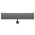 MULTIBRACKETS Asztali konzol (3 képernyős rögzítőkar), M VESA Desktopmount Triple Desk Clamp 15-24" (max.VESA:100x100mm) - Image 8