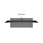 MULTIBRACKETS Forgatható asztali állvány, M VESA Tablestand Turn X-Large MAX 800x400 Black (60-75", 50 kg) - Image 9