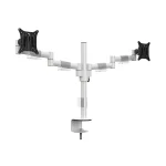 MULTIBRACKETS Asztali konzol (2 képernyős), M VESA Deskmount Officeline Dual White (15-30", max.VESA: 100x100 mm, 8 kg) - Image 7