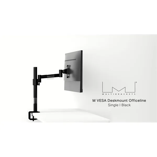 MULTIBRACKETS Asztali konzol, M VESA Deskmount Officeline Single I Black (15-30", max.VESA: 100x100 mm, 8 kg) - Image 6