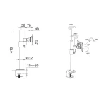 MULTIBRACKETS Asztali konzol, M VESA Deskmount Officeline Single White (for LCD display, 15-30", max.VESA: 100x100mm) - Image 6