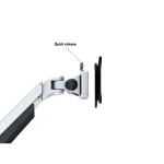 MULTIBRACKETS Asztali konzol, M VESA Gas Lift Arm Single Silver (15-34", max.VESA: 100x100 mm, 10 kg) - Image 9