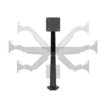 MULTIBRACKETS Asztali konzol, M VESA Gas Lift Arm Single Silver (15-34", max.VESA: 100x100 mm, 10 kg) - Image 25