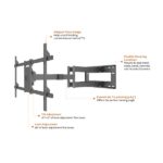 MULTIBRACKETS Fali konzol, M Universal Long Reach Arm 910mm HD, Dual (for LCD/LED panel, 50"-80", max.VESA: 800x400 mm) - Image 9