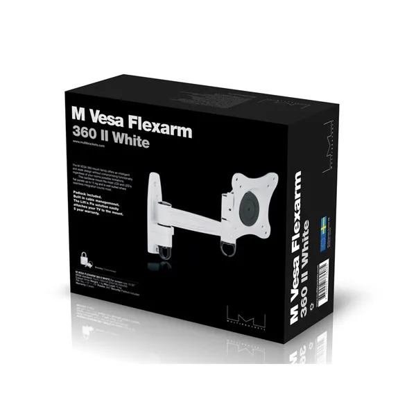 MULTIBRACKETS Fali konzol, M VESA Flexarm 360 II White 75 100 200 (15-32", max.VESA: 200x200 mm, 15 kg) - Image 14